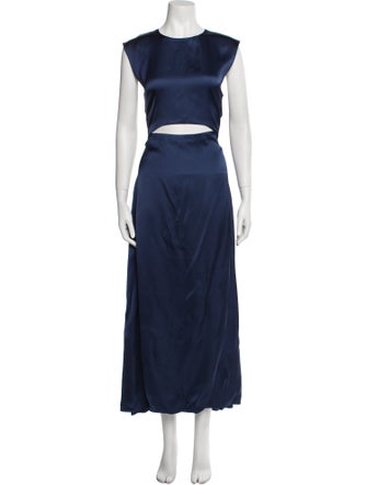Loulou Studio Satin Long Dress