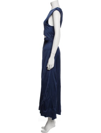 Loulou Studio Satin Long Dress