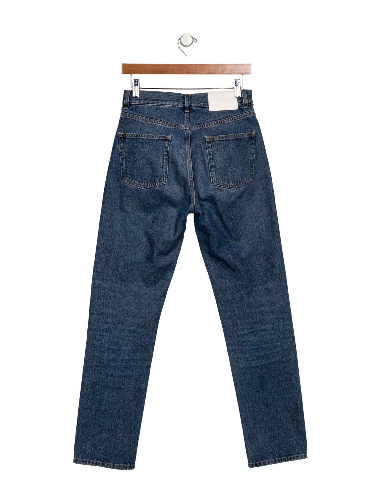 Loulou Studio High-Rise Straight Leg Jeans