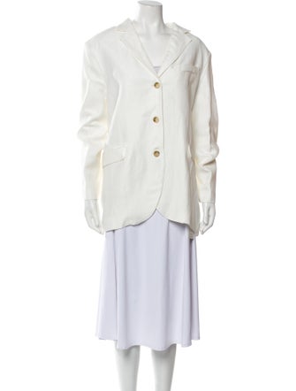 Loulou Studio Linen Evening Jacket