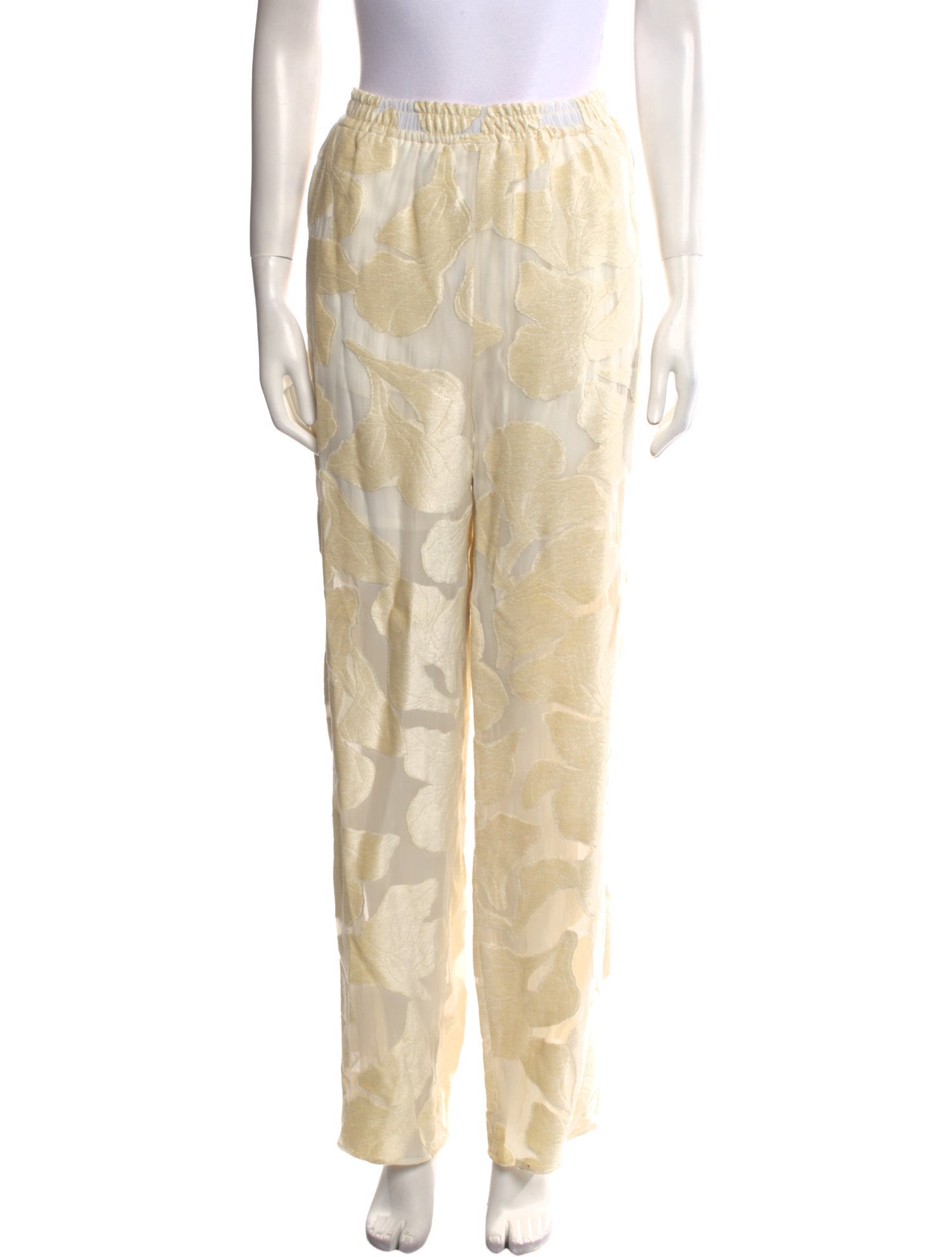 Loulou Studio Printed Straight Leg Pants