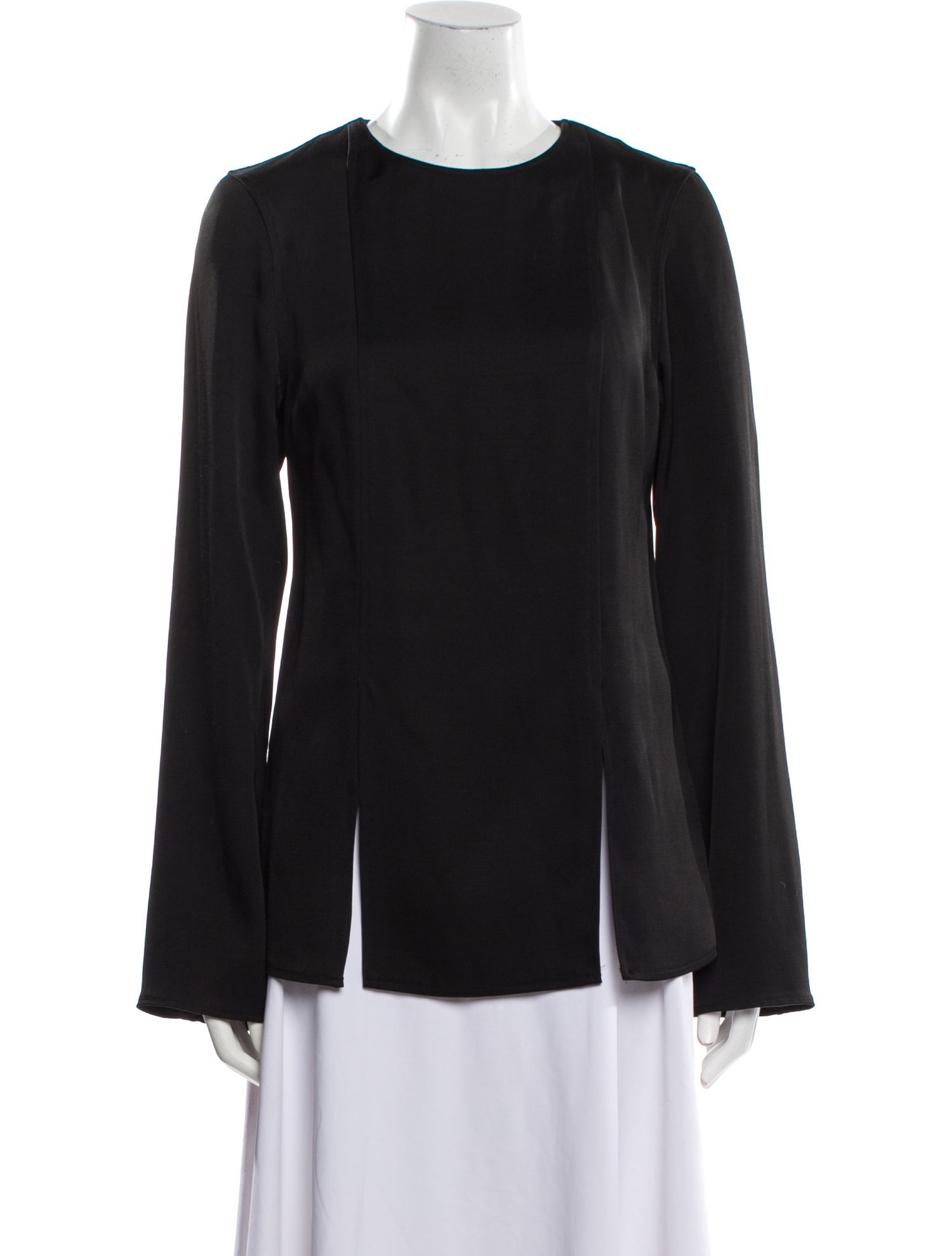 Loulou Studio Crew Neck Long Sleeve Blouse w/ Tags