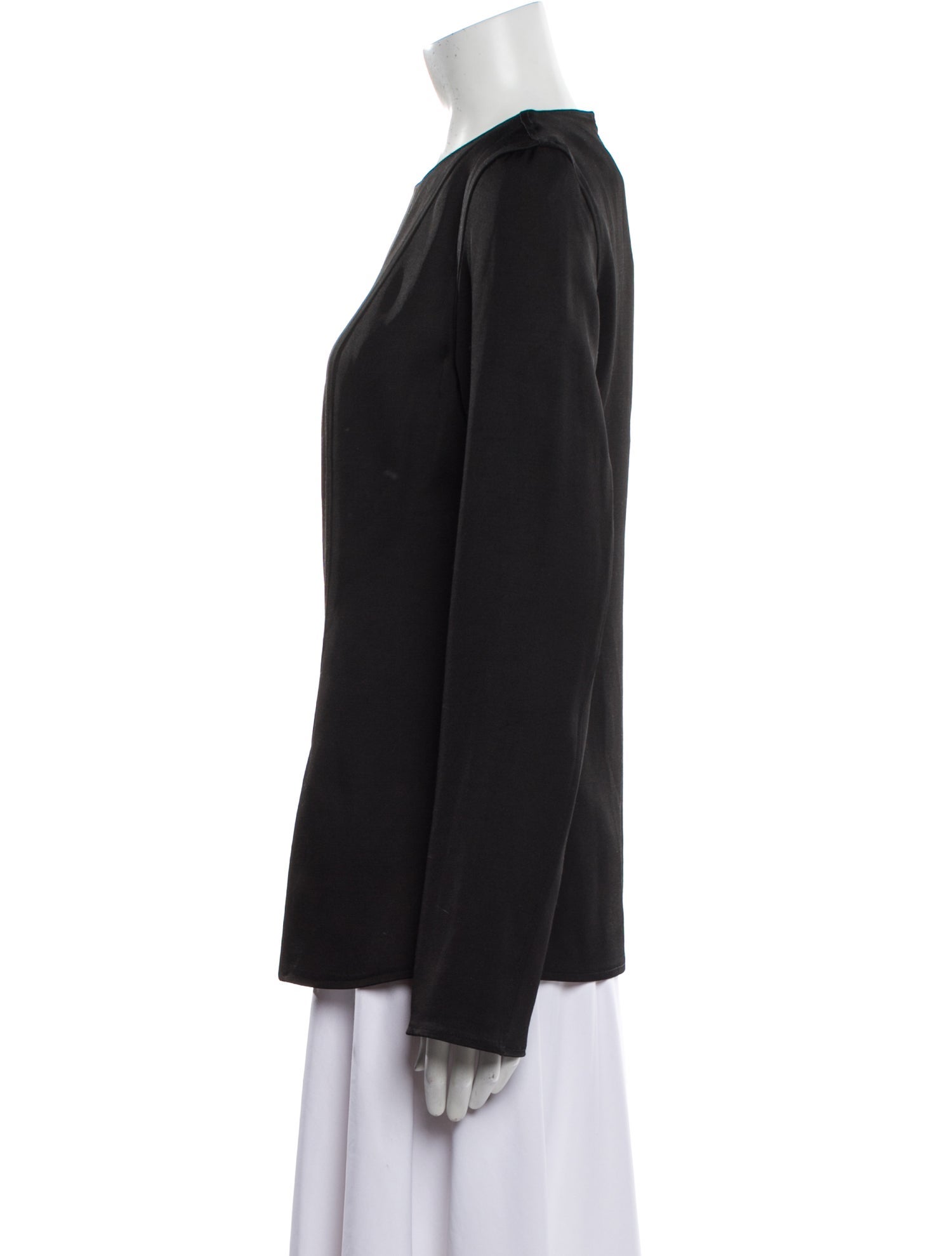 Loulou Studio Crew Neck Long Sleeve Blouse w/ Tags