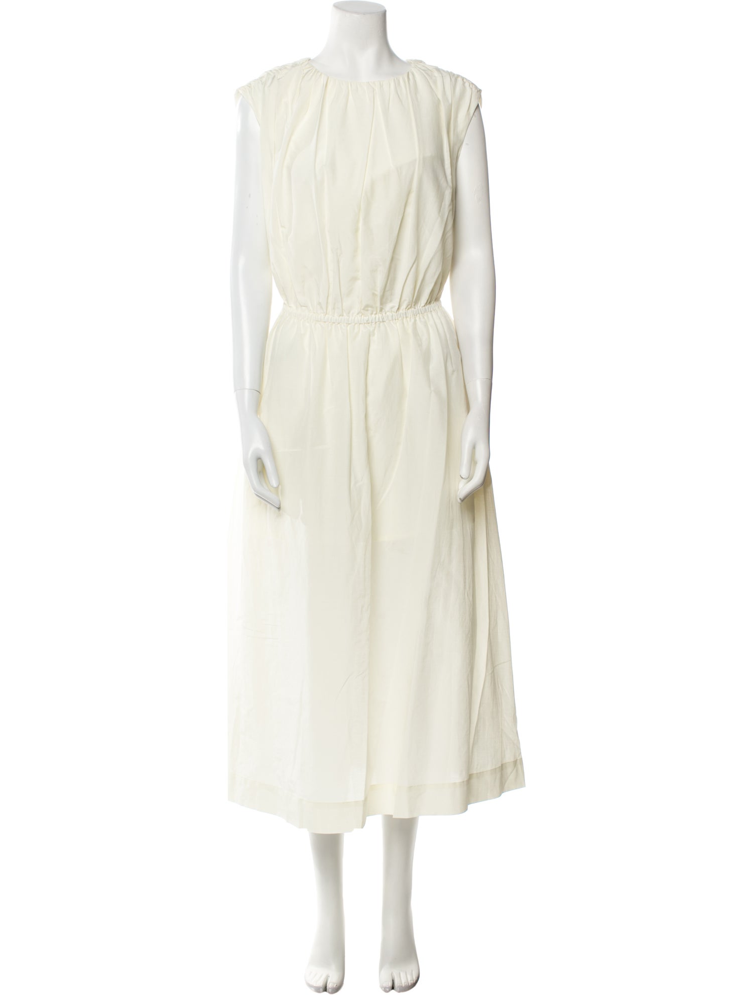 Loulou Studio Crew Neck Long Dress