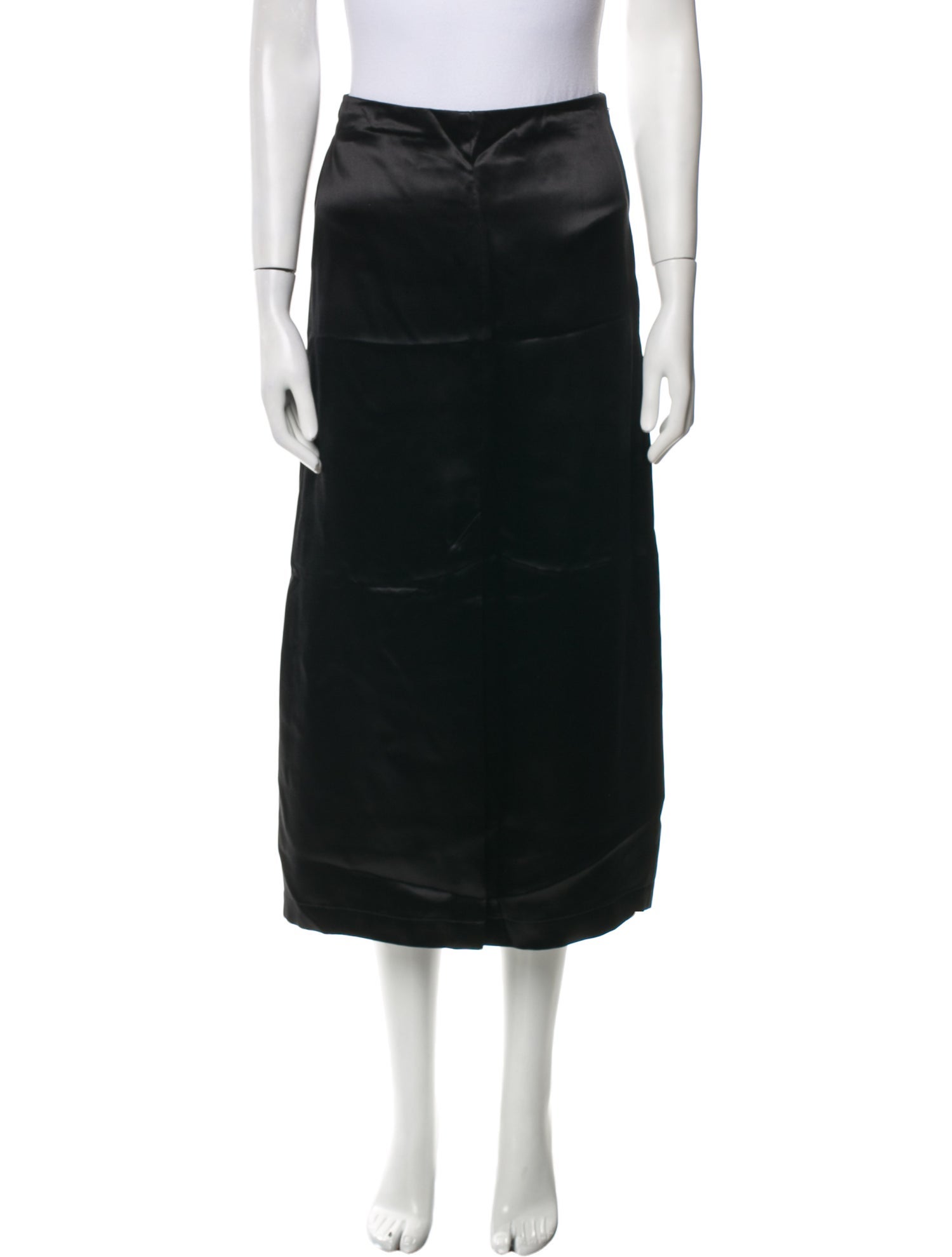 Loulou Studio Silk Midi Length Skirt