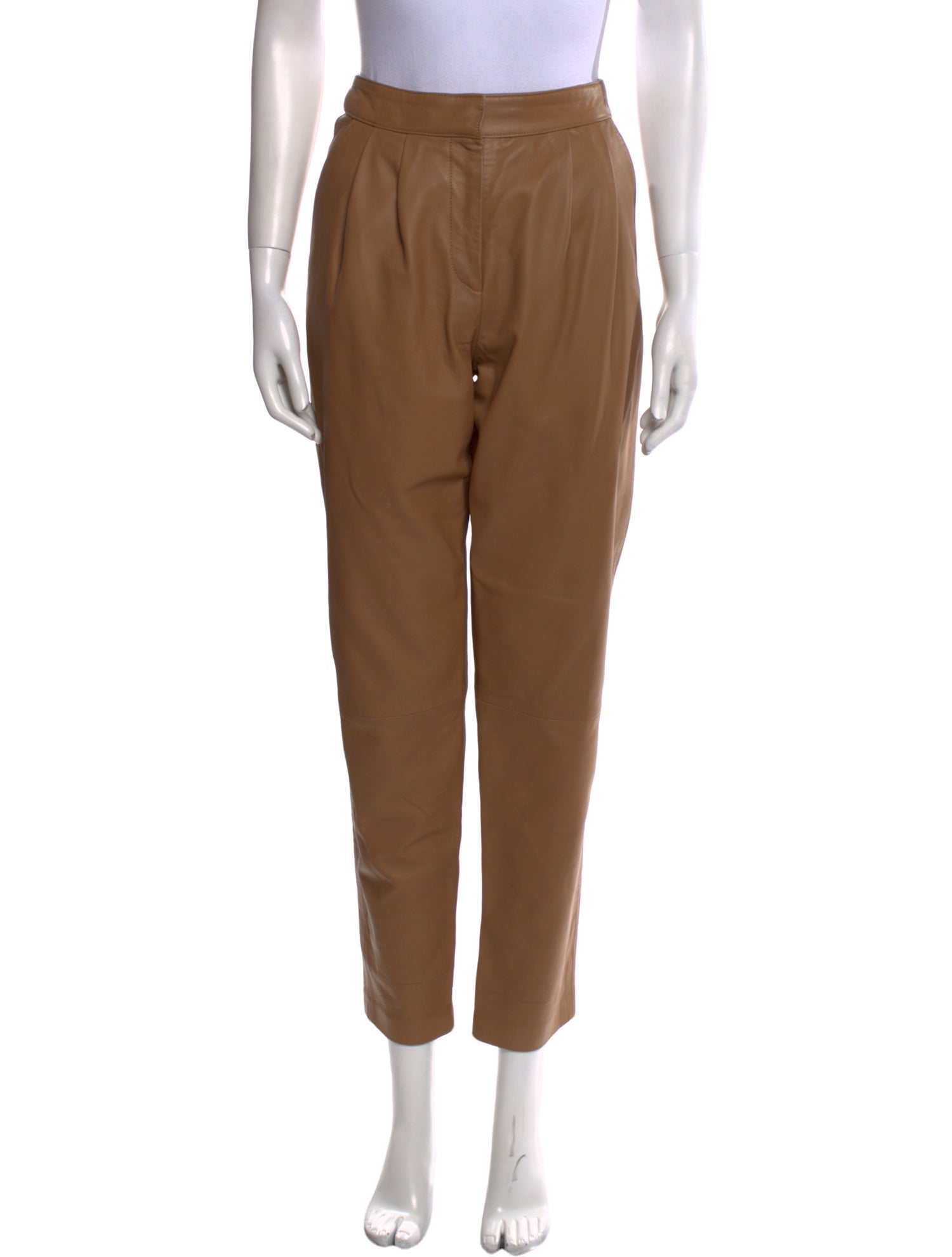 Loulou Studio Lamb Leather Straight Leg Pants