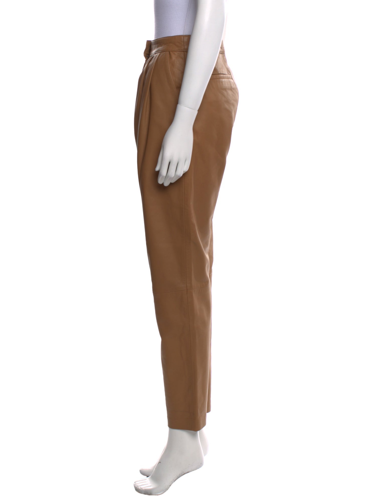 Loulou Studio Lamb Leather Straight Leg Pants