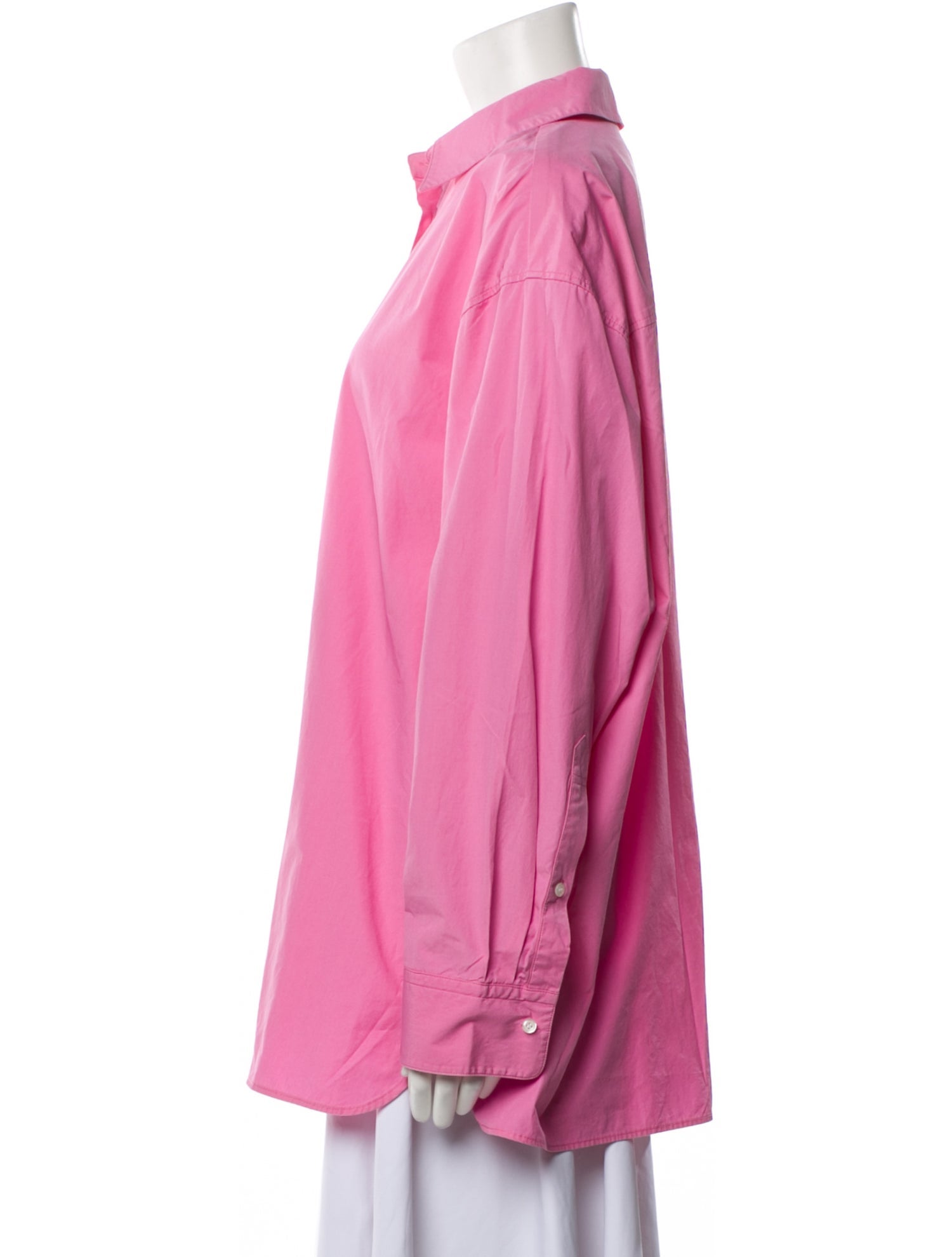 Loulou Studio Long Sleeve Button-Up Top