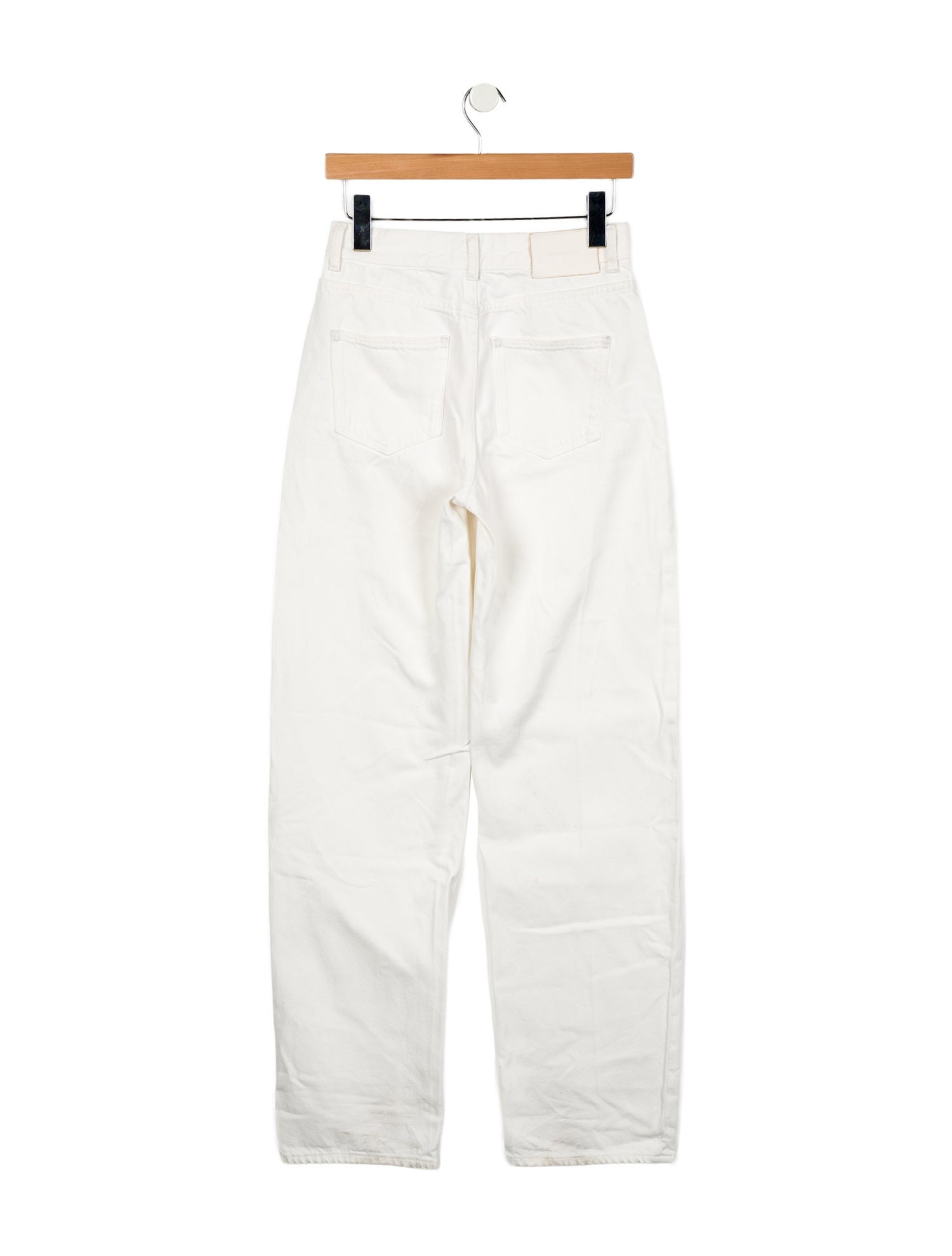 Loulou Studio Mid-Rise Straight Leg Jeans