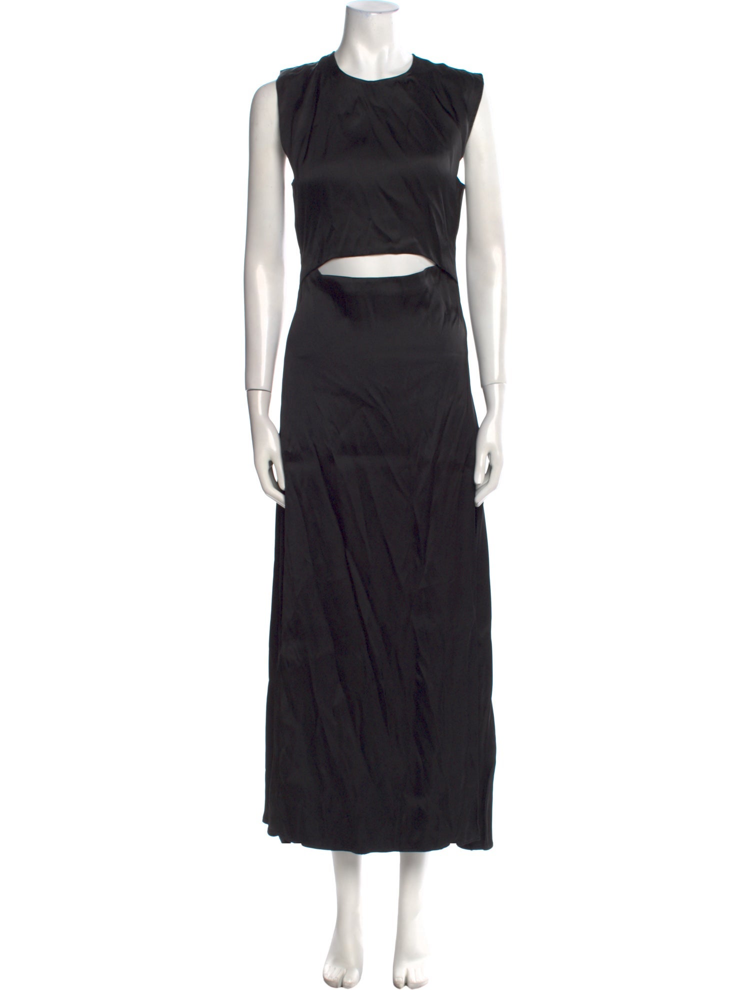 Loulou Studio Crew Neck Long Dress