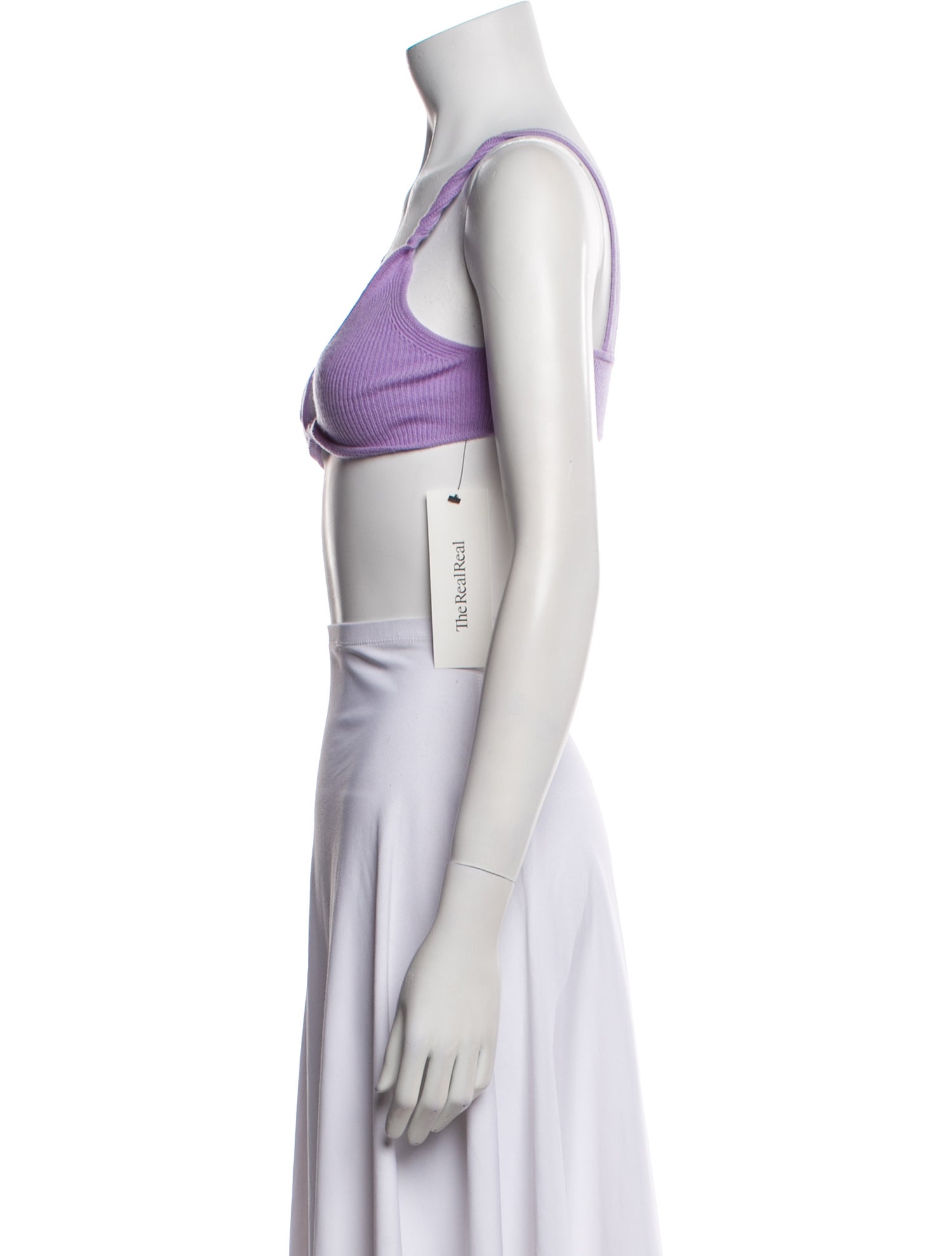 Loulou Studio Cashmere V-Neck Crop Top