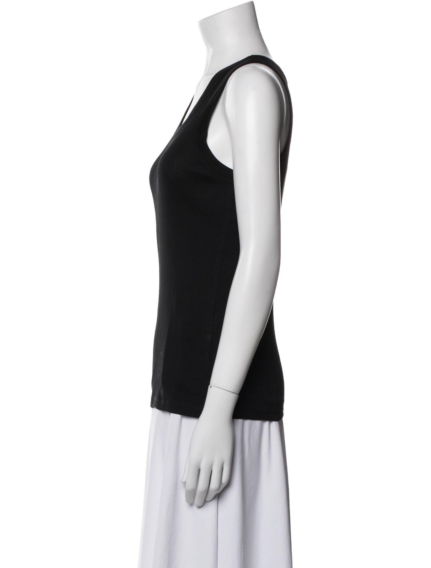 Loulou Studio Scoop Neck Sleeveless Top