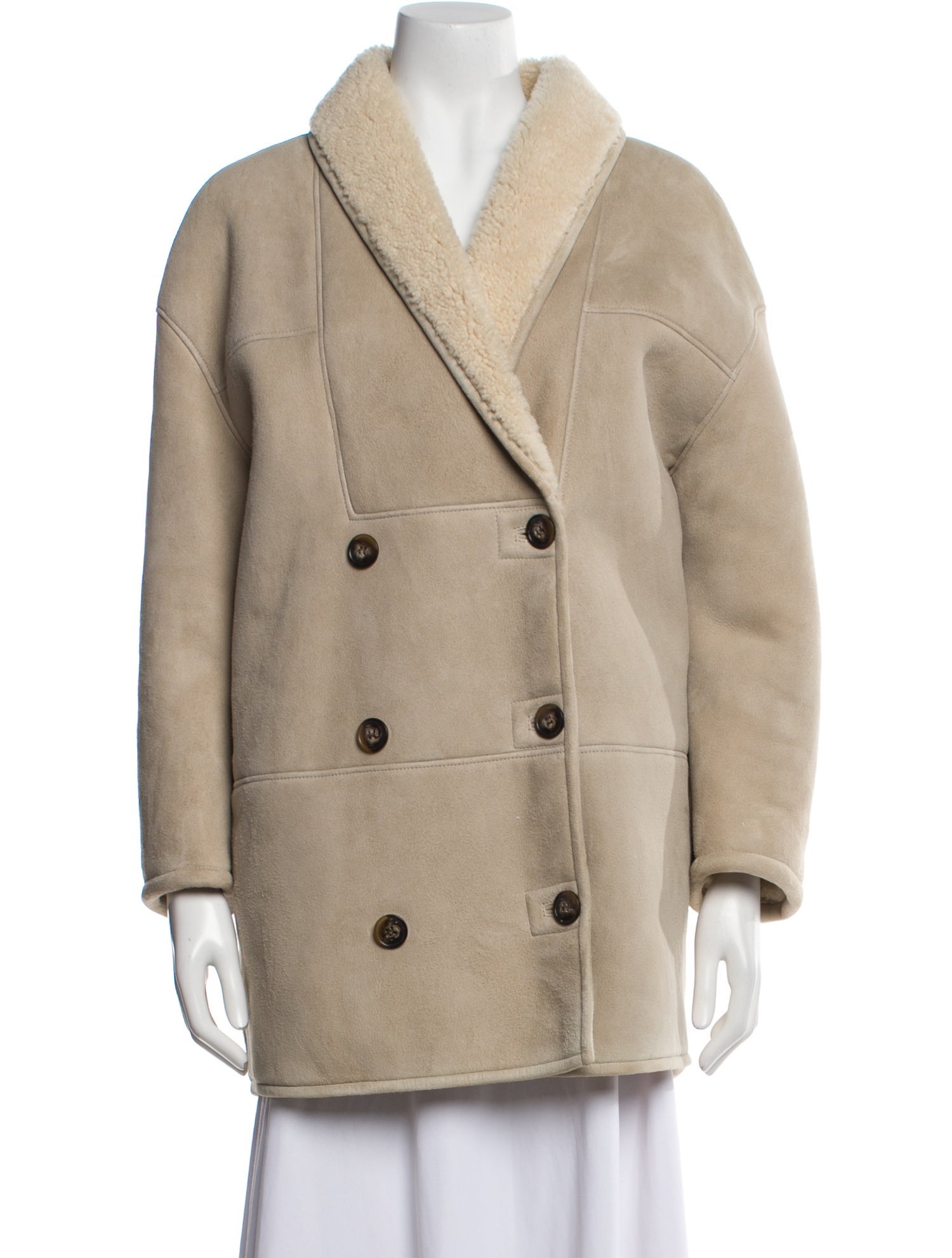 Loulou Studio Shearling Faux Fur Coat