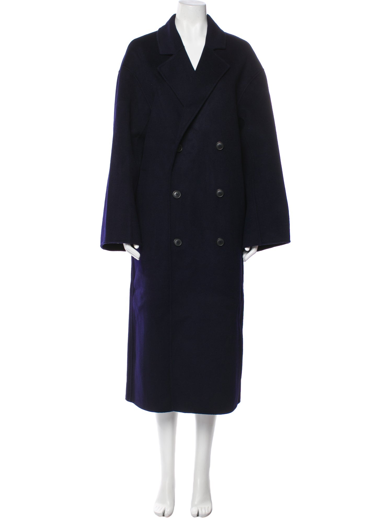 Loulou Studio Wool Faux Fur Coat