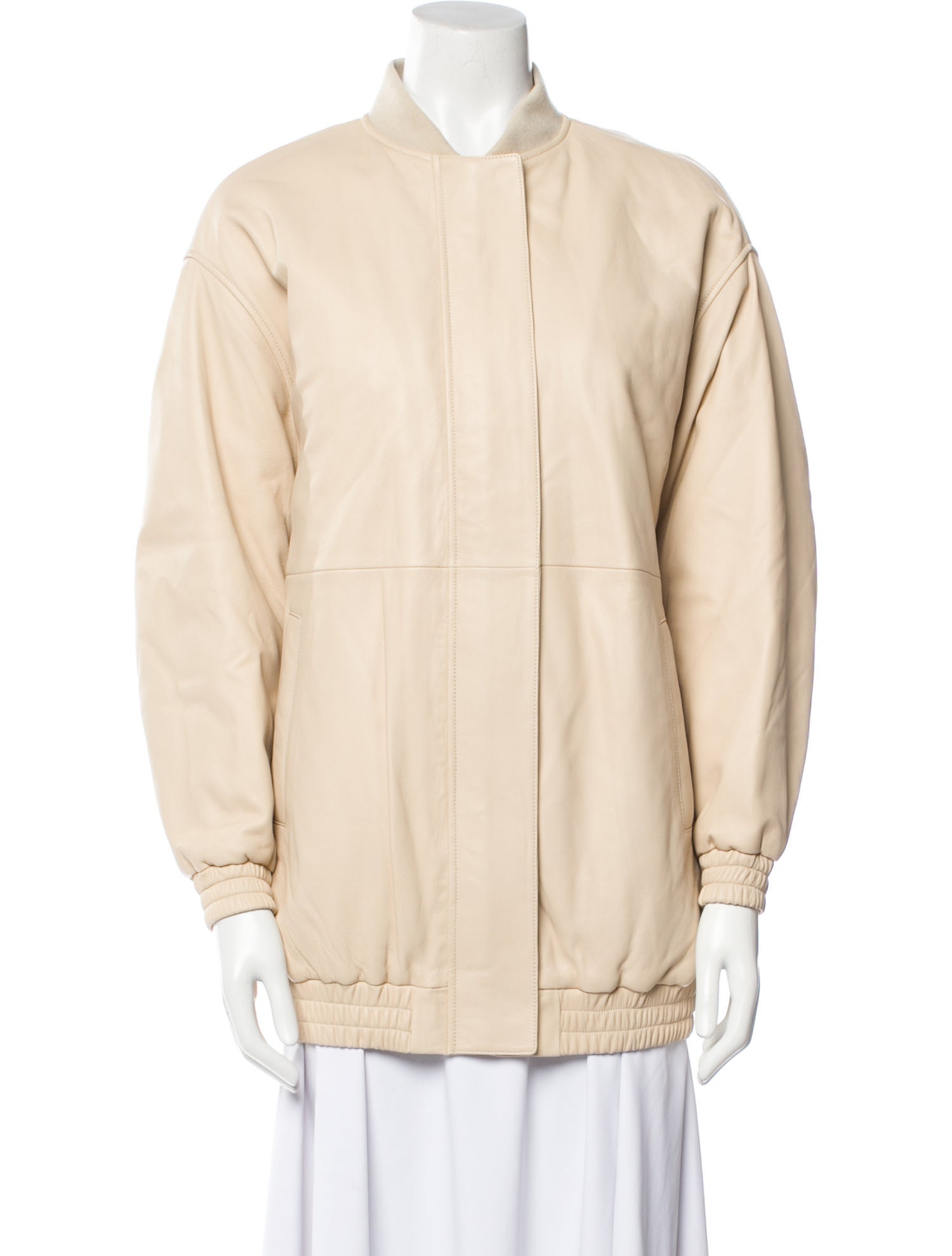 Loulou Studio Leather Bomber Jacket