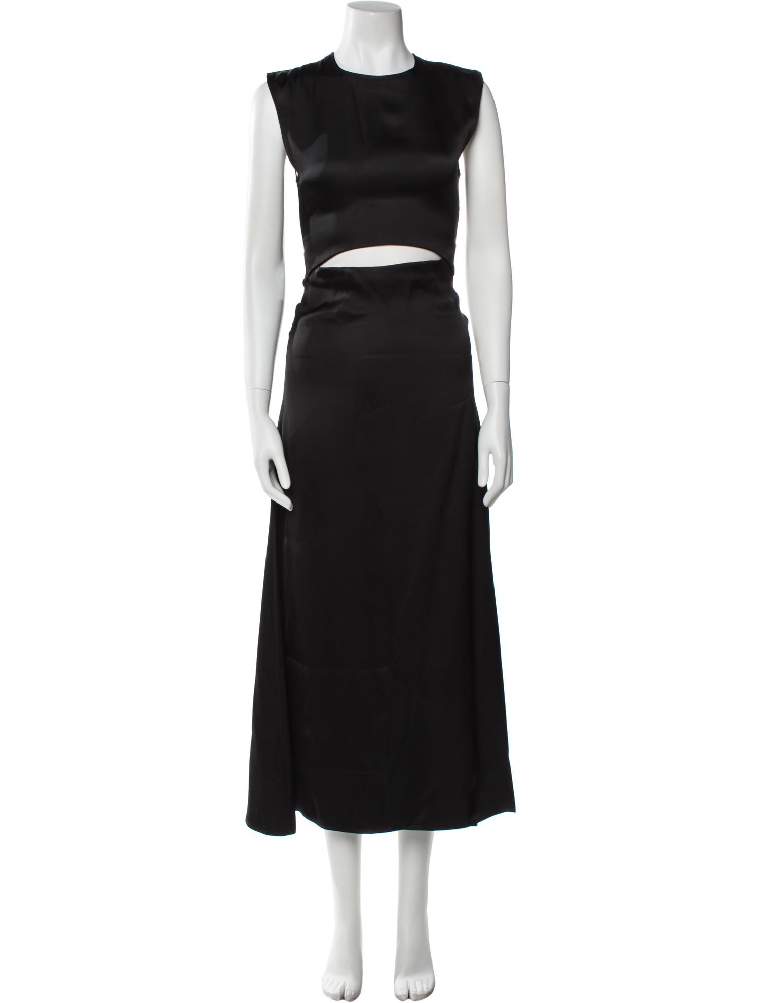 Loulou Studio Crew Neck Long Dress