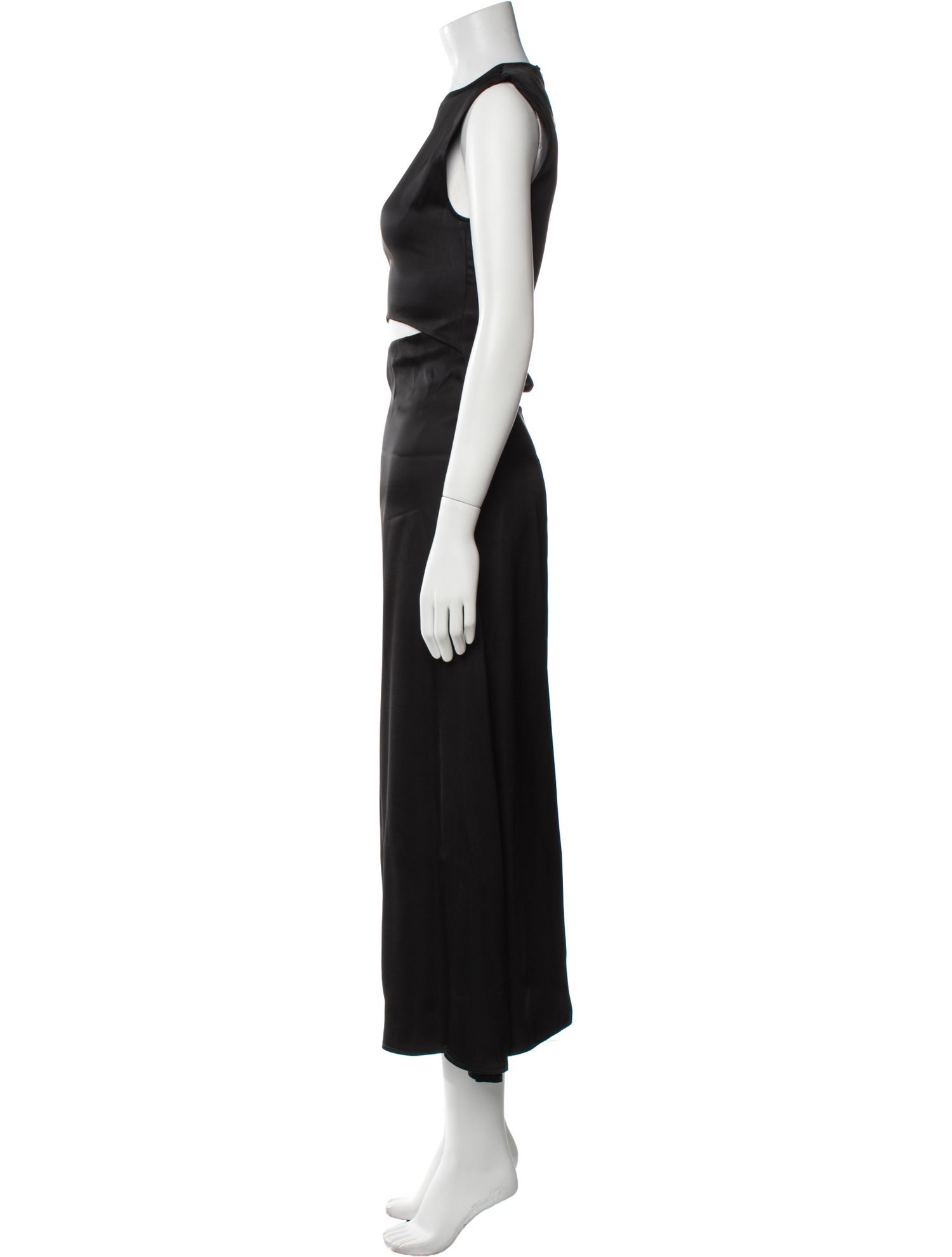 Loulou Studio Crew Neck Long Dress