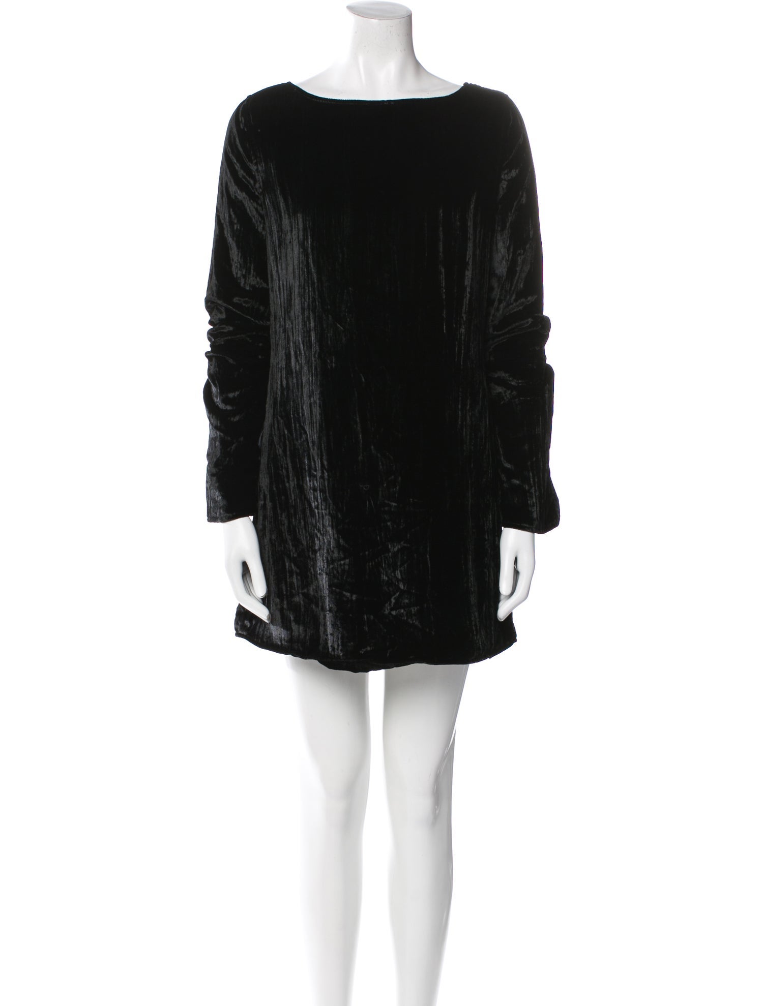 Loulou Studio Bateau Neckline Mini Dress