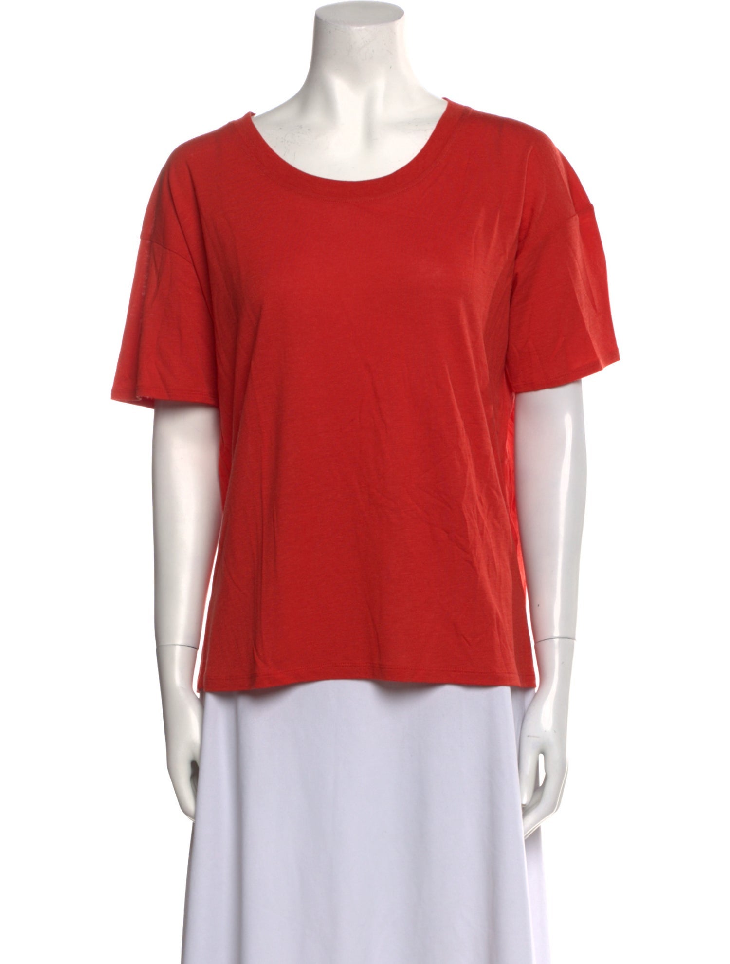 Loulou Studio Scoop Neck Short Sleeve T-Shirt