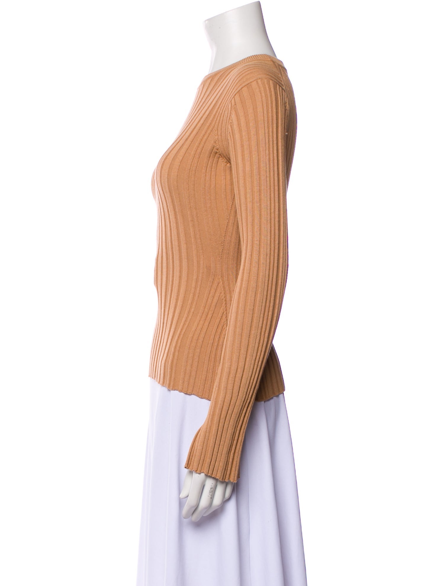 Loulou Studio Silk Crew Neck Top