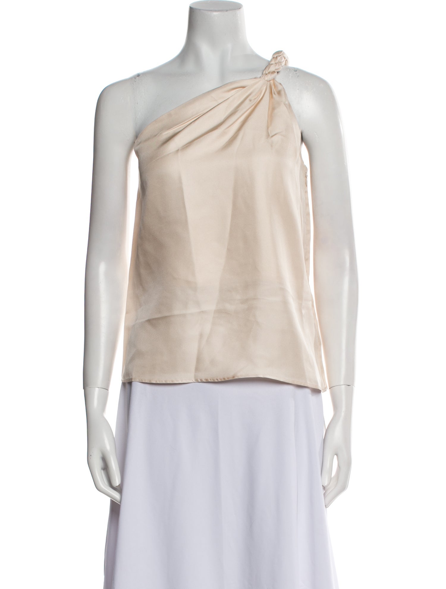 Loulou Studio Silk One-Shoulder Blouse