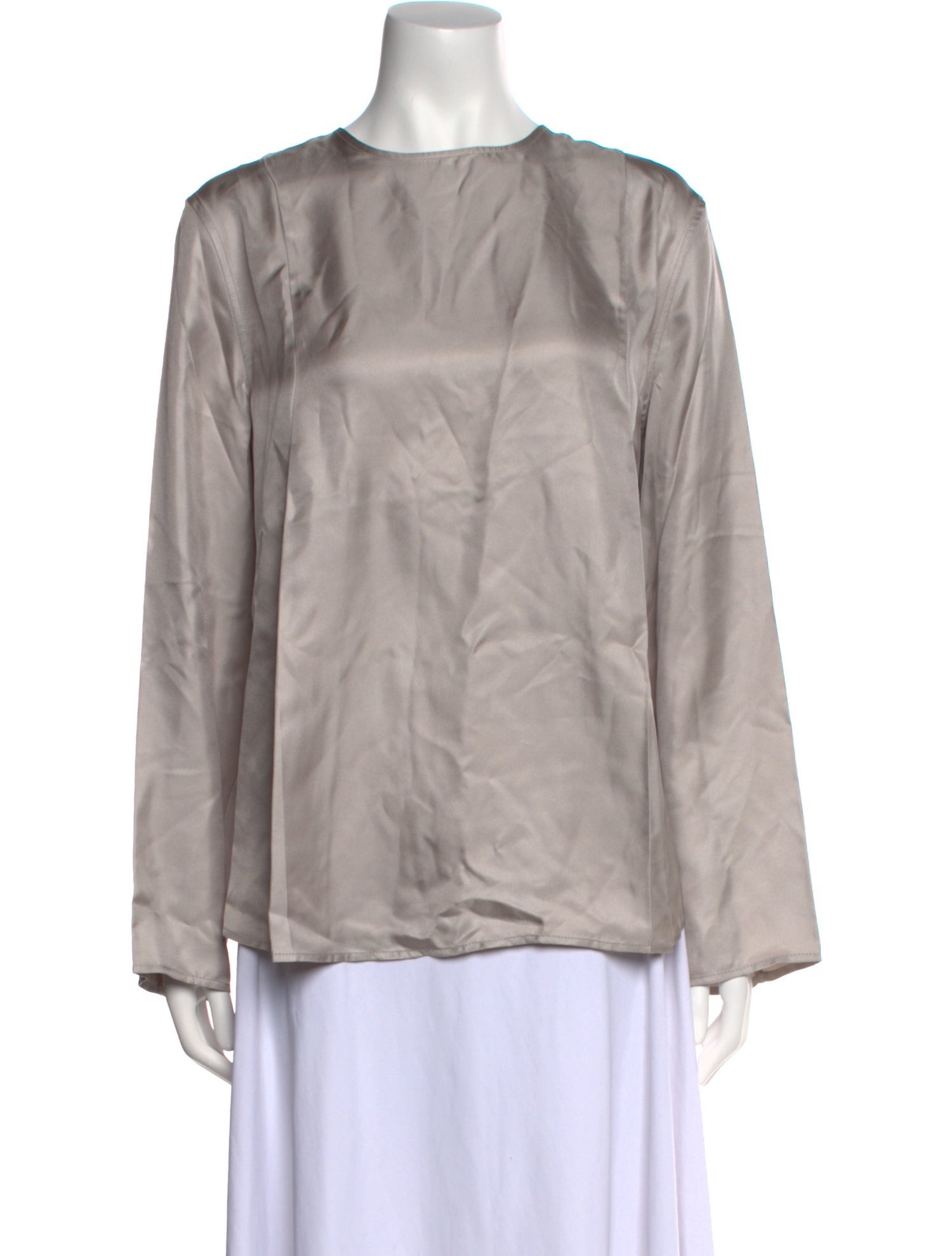 Loulou Studio Silk Crew Neck Blouse w/ Tags