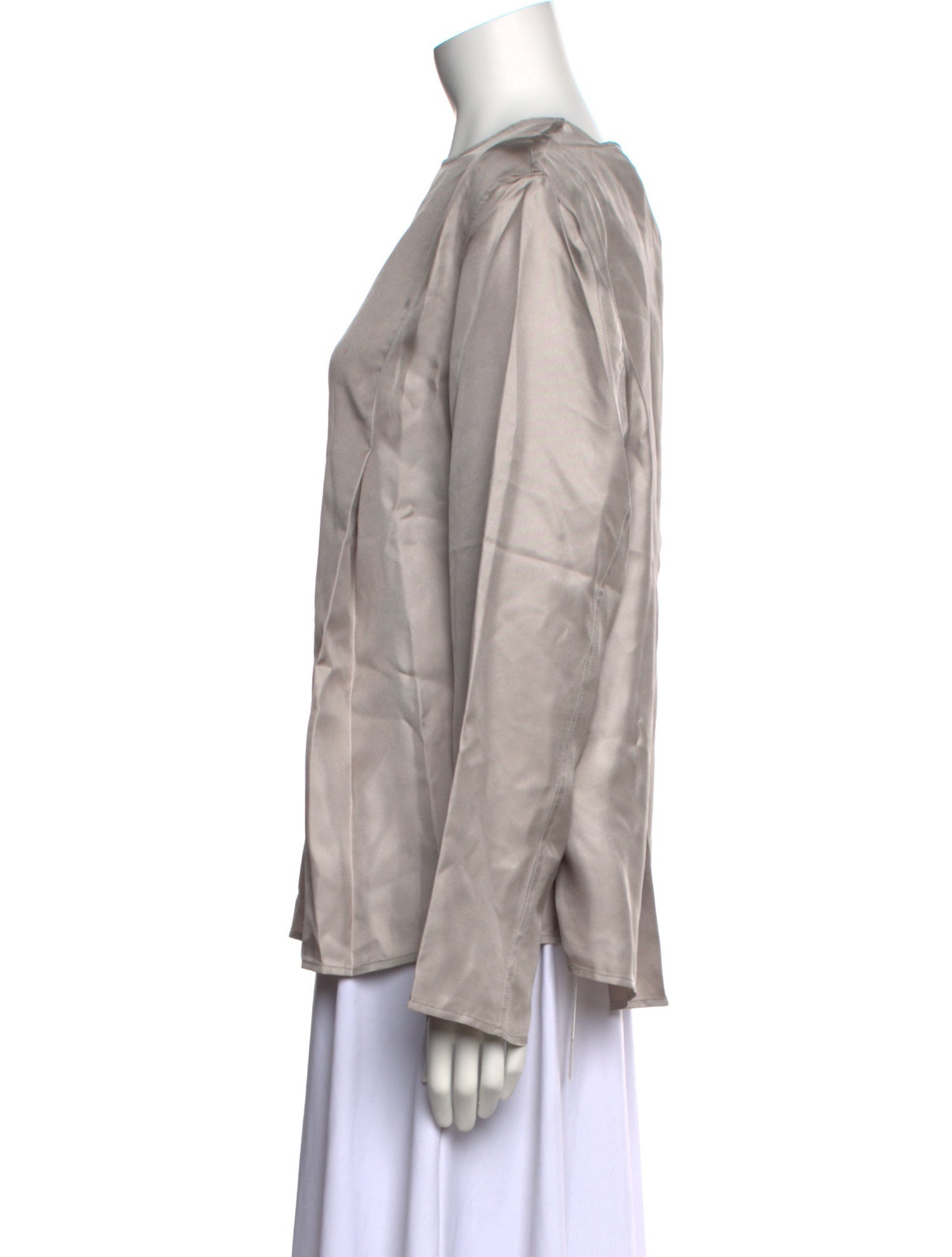 Loulou Studio Silk Crew Neck Blouse w/ Tags