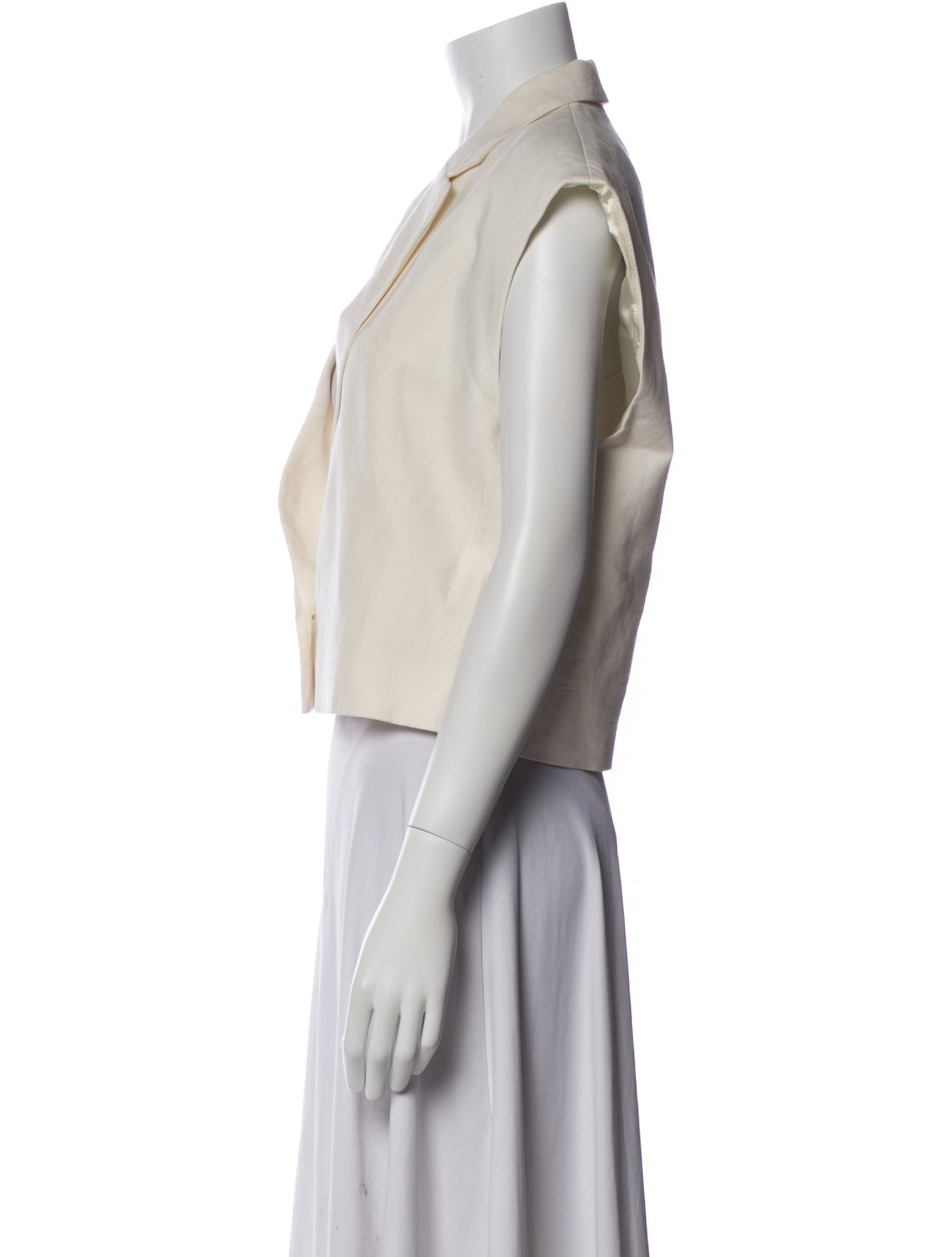 Loulou Studio Linen Striped Vest