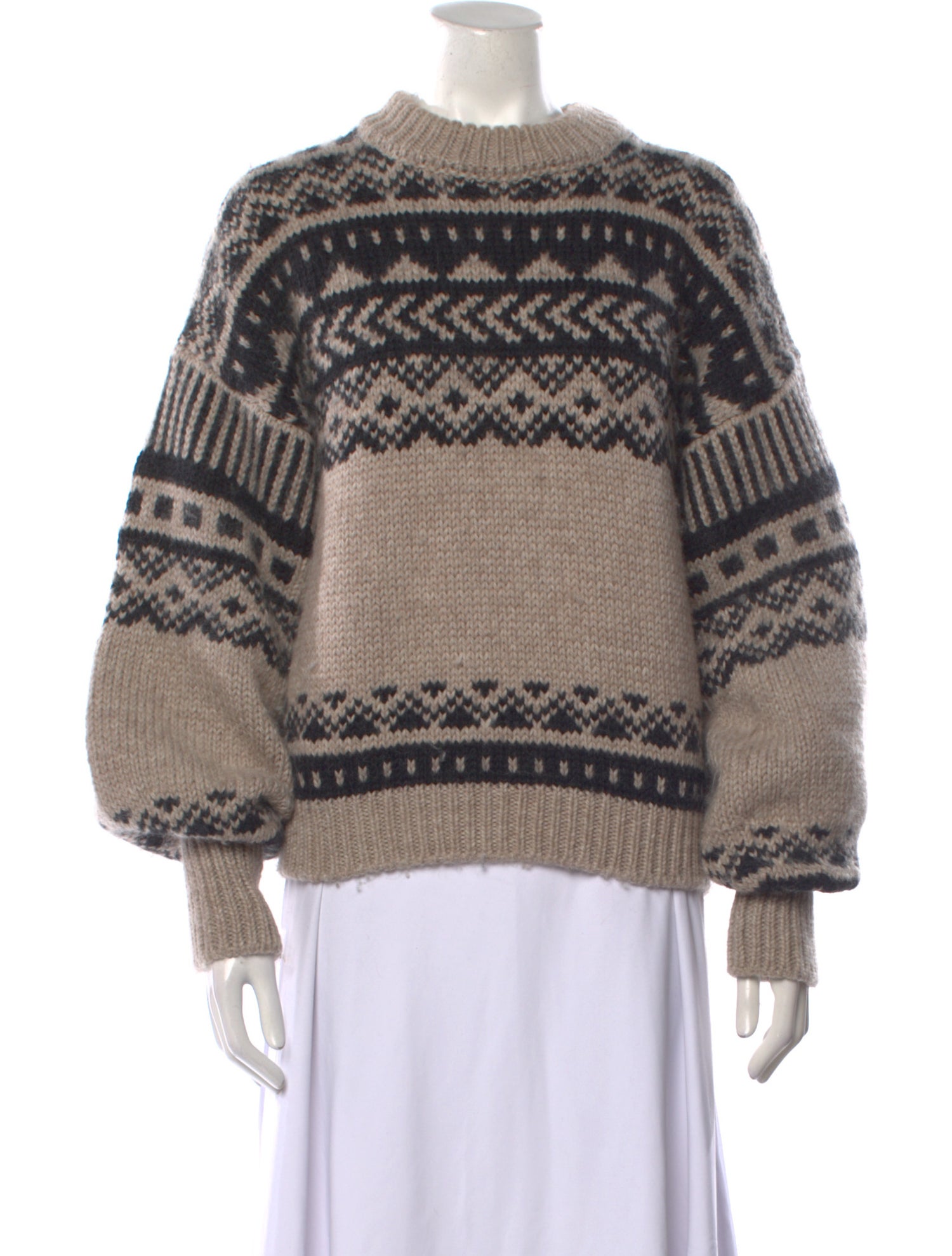 Loulou Studio Wool Printed Sweater