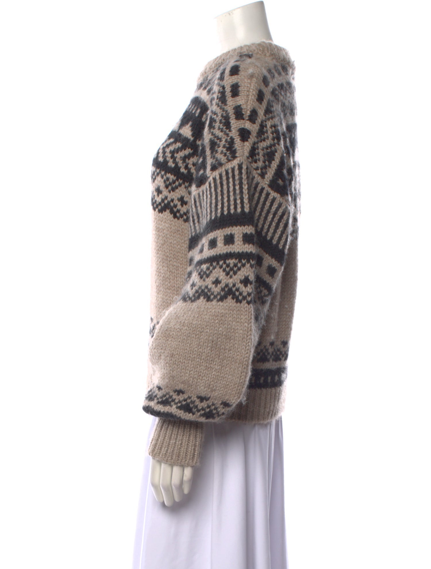 Loulou Studio Wool Printed Sweater