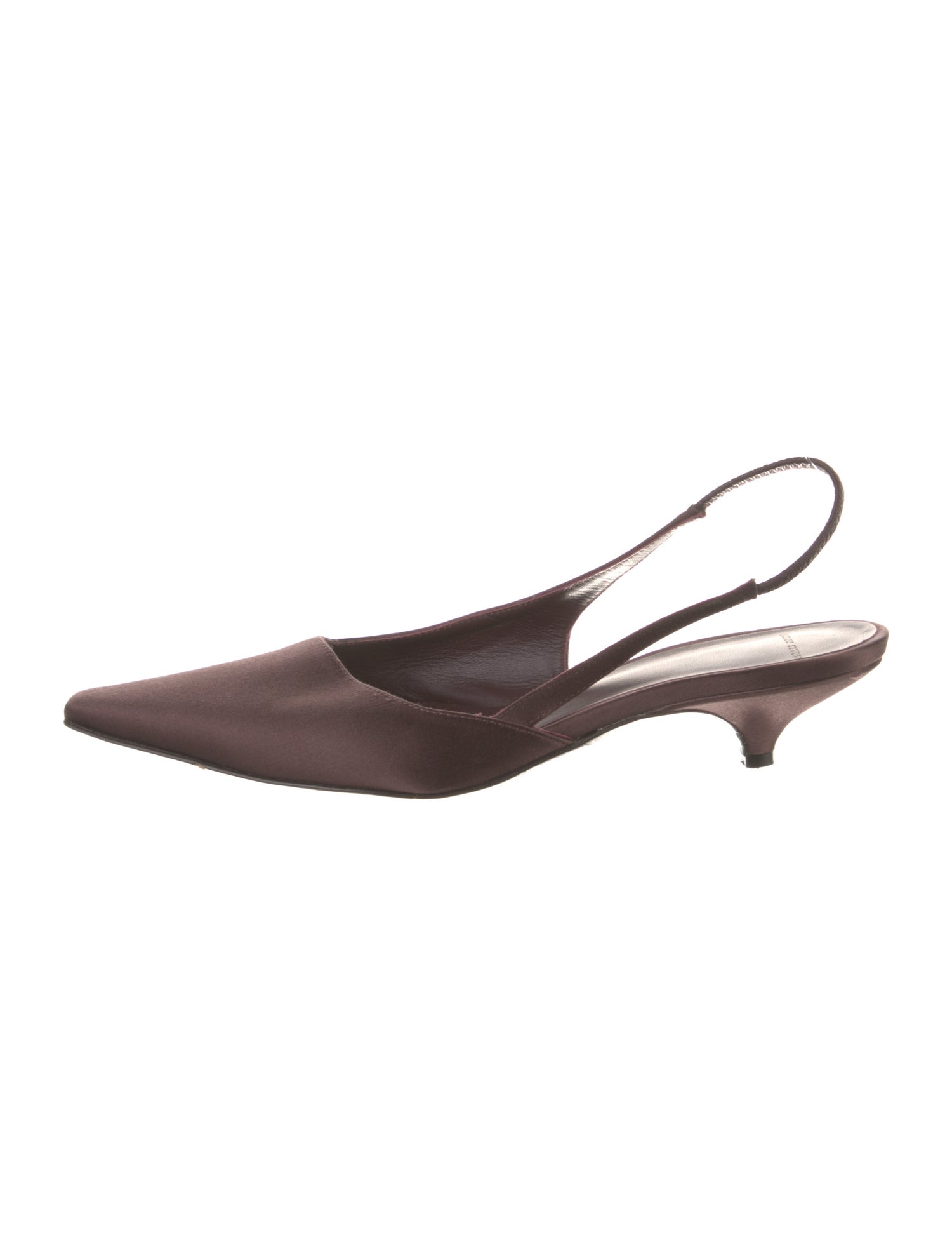 Loulou Studio Satin Slingback Pumps