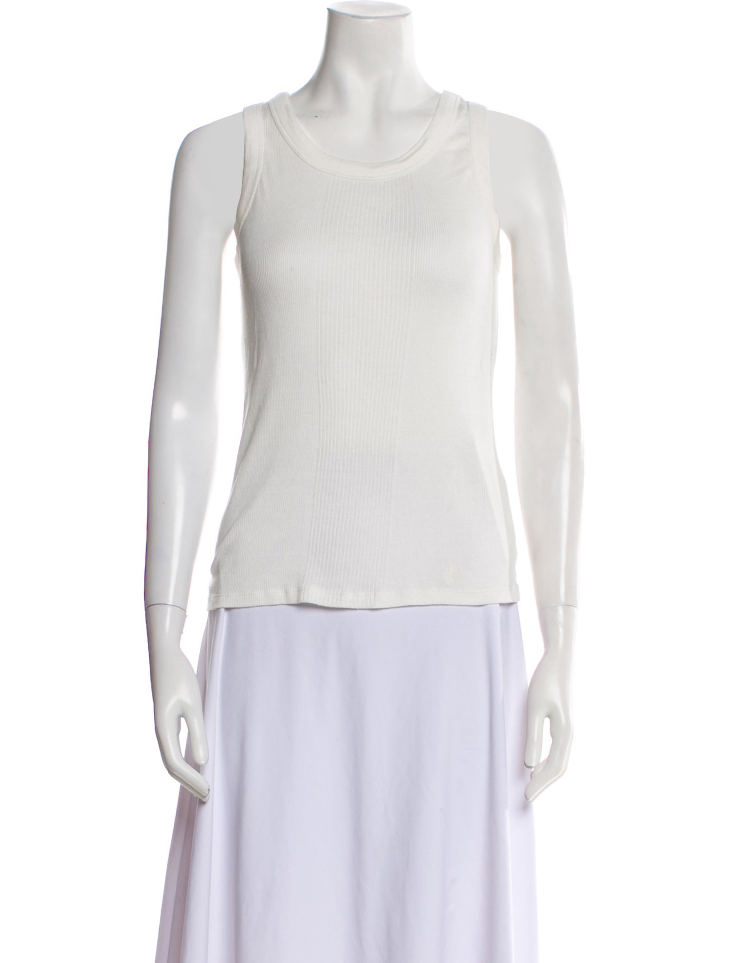 Loulou Studio Crew Neck Sleeveless Top