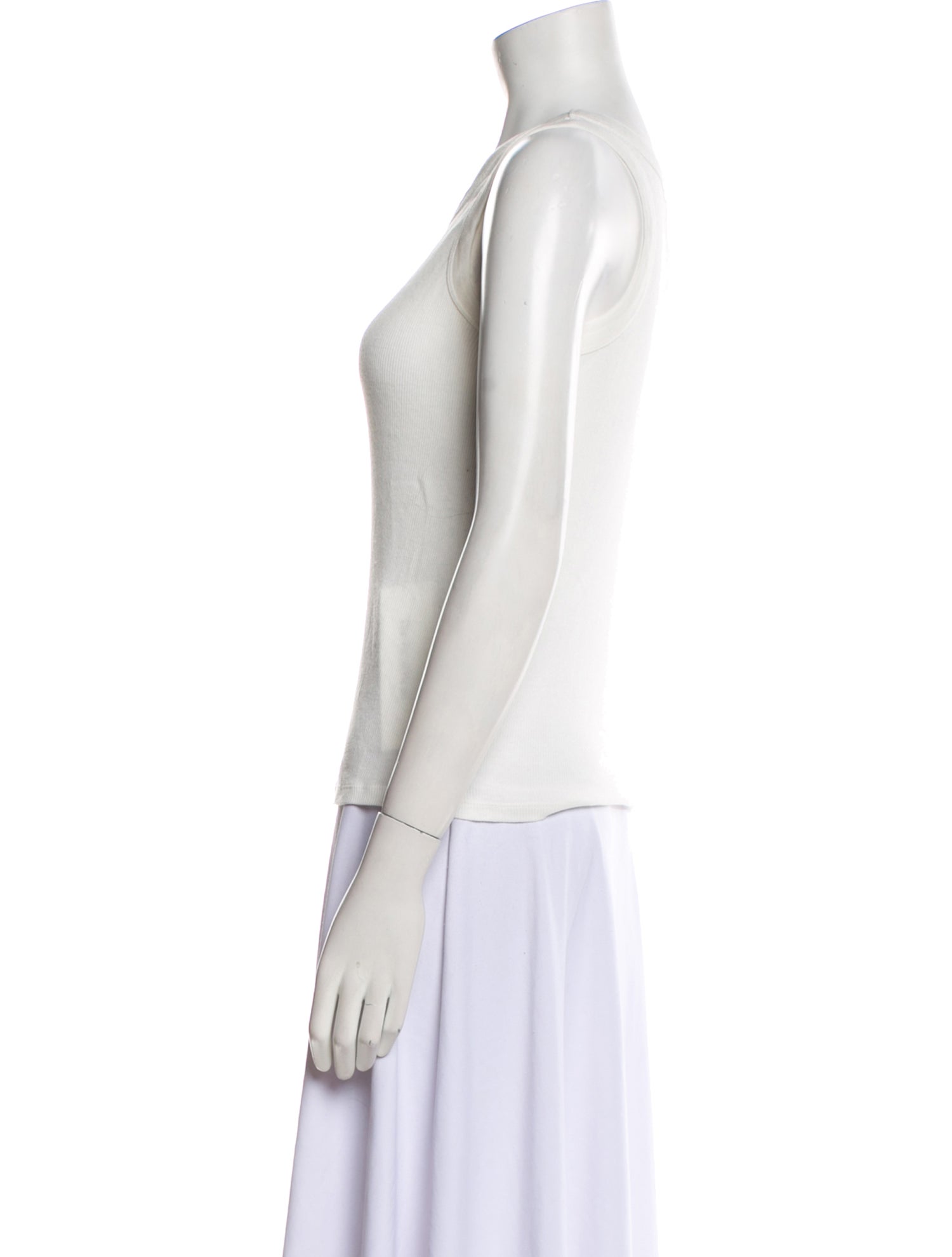 Loulou Studio Crew Neck Sleeveless Top