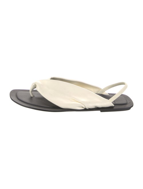 Loulou Studio Leather Flip Flops