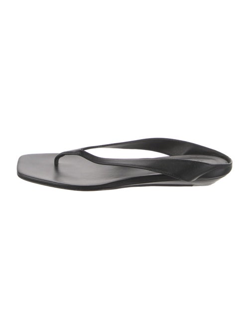 Loulou Studio Leather Flip Flops