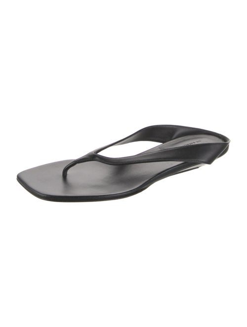 Loulou Studio Leather Flip Flops