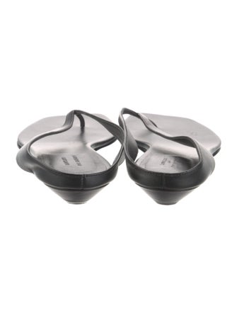 Loulou Studio Leather Flip Flops