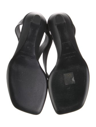 Loulou Studio Leather Flip Flops