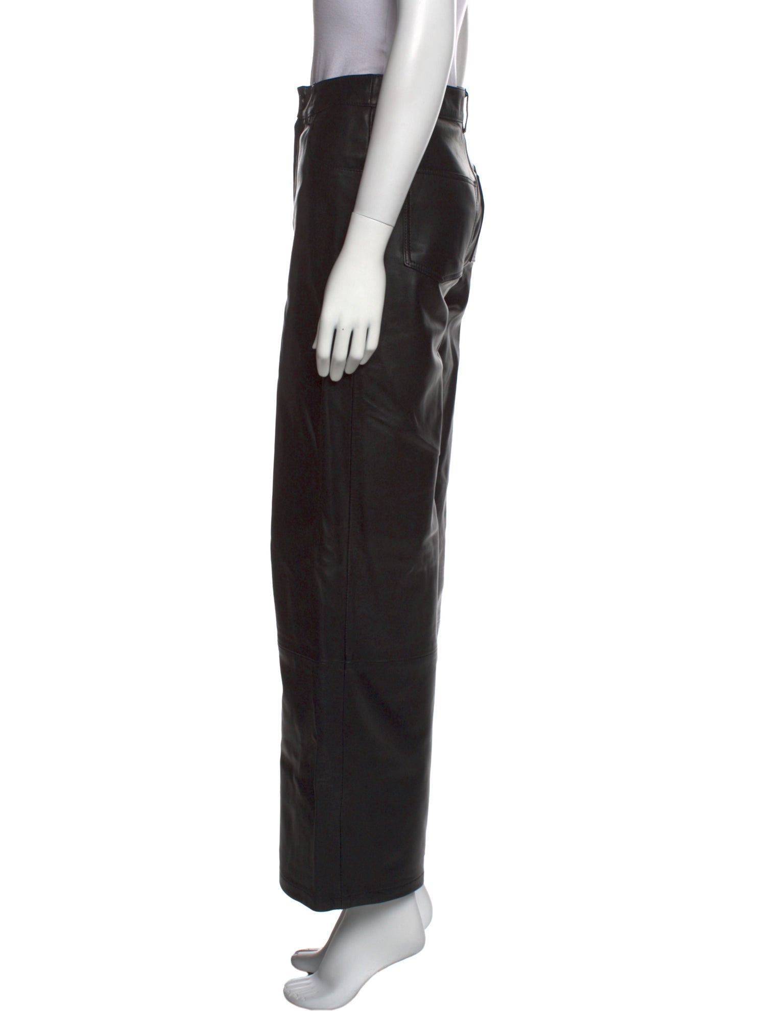 Loulou Studio Lamb Leather Wide Leg Pants