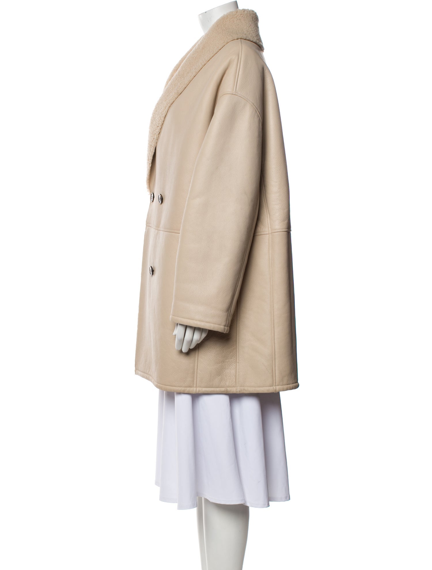 Loulou Studio Shearling Fur Coat