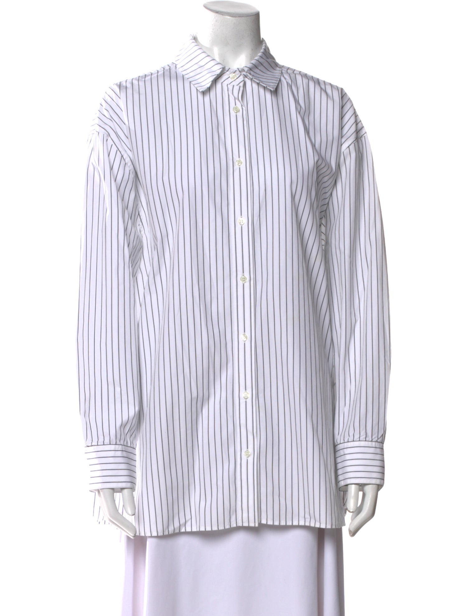 Loulou Studio Striped Long Sleeve Tunic