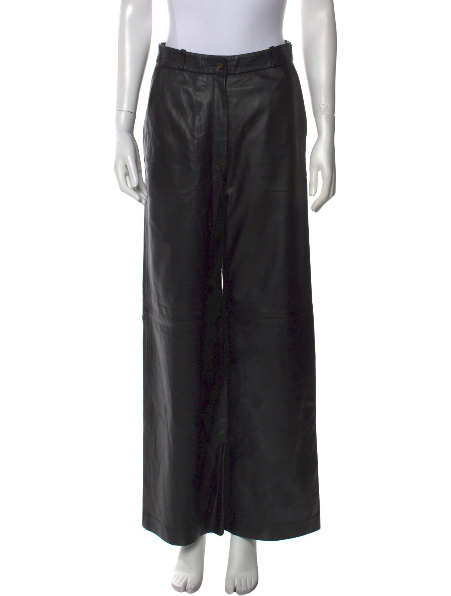 Loulou Studio Leather Wide Leg Pants