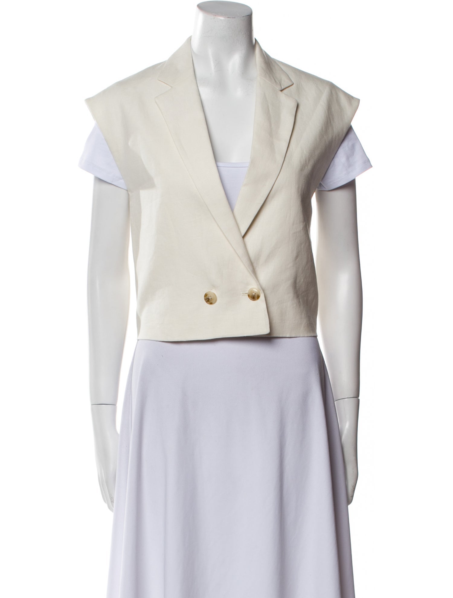 Loulou Studio Linen Vest