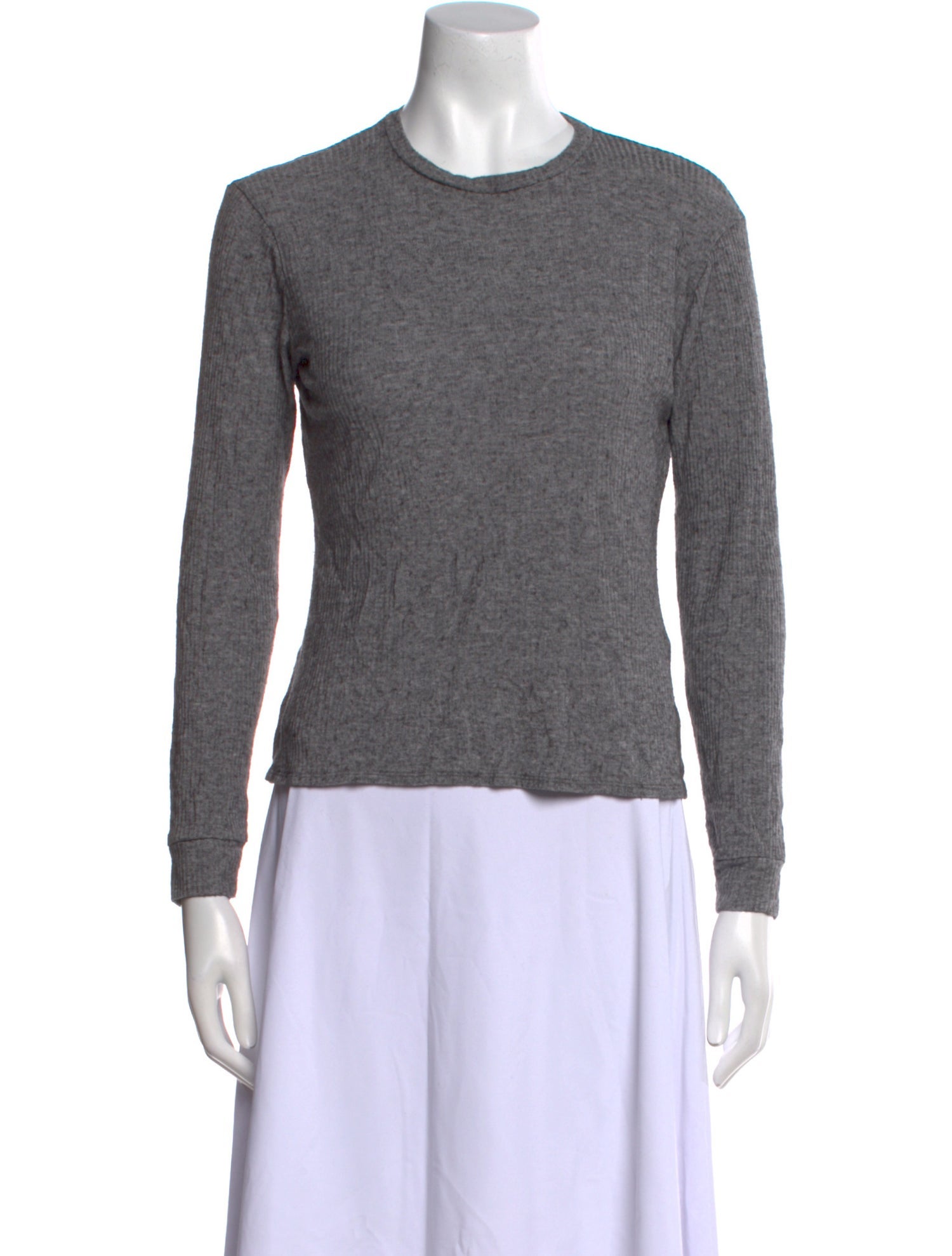 Loulou Studio Crew Neck Long Sleeve Sweatshirt