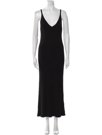 Loulou Studio V-Neck Long Dress