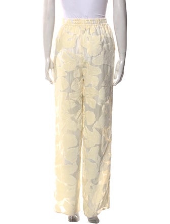 Loulou Studio Lace Pattern Wide Leg Pants