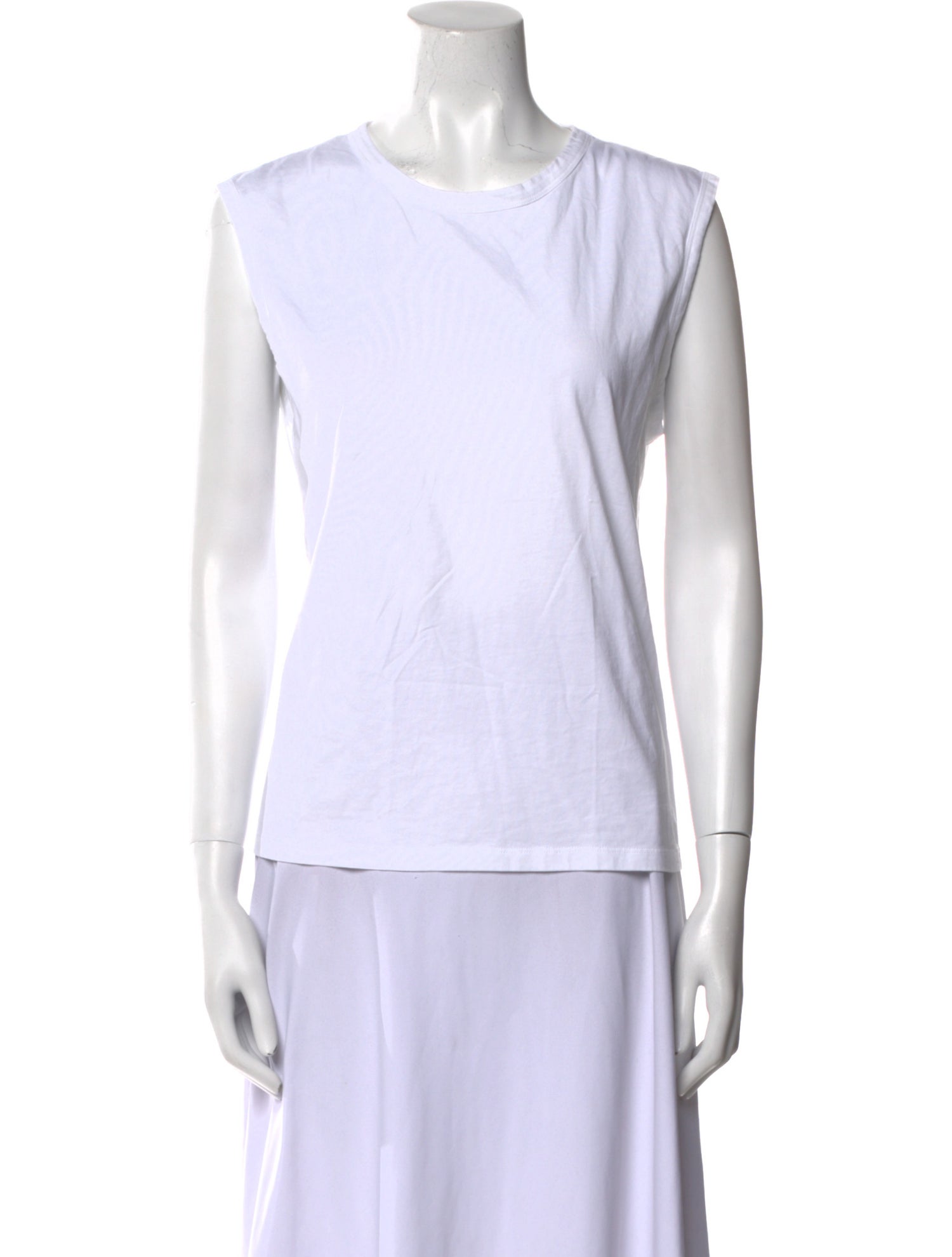 Loulou Studio Crew Neck Sleeveless Top