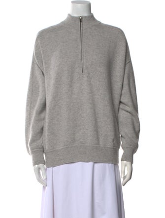 Loulou Studio Cashmere Mock Neck Sweater