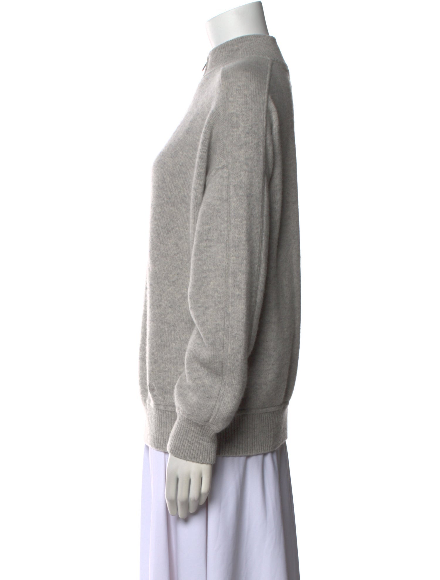 Loulou Studio Cashmere Mock Neck Sweater