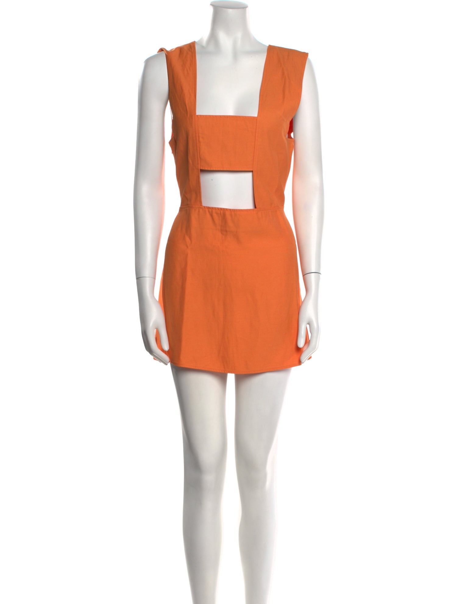 Loulou Studio Square Neckline Mini Dress